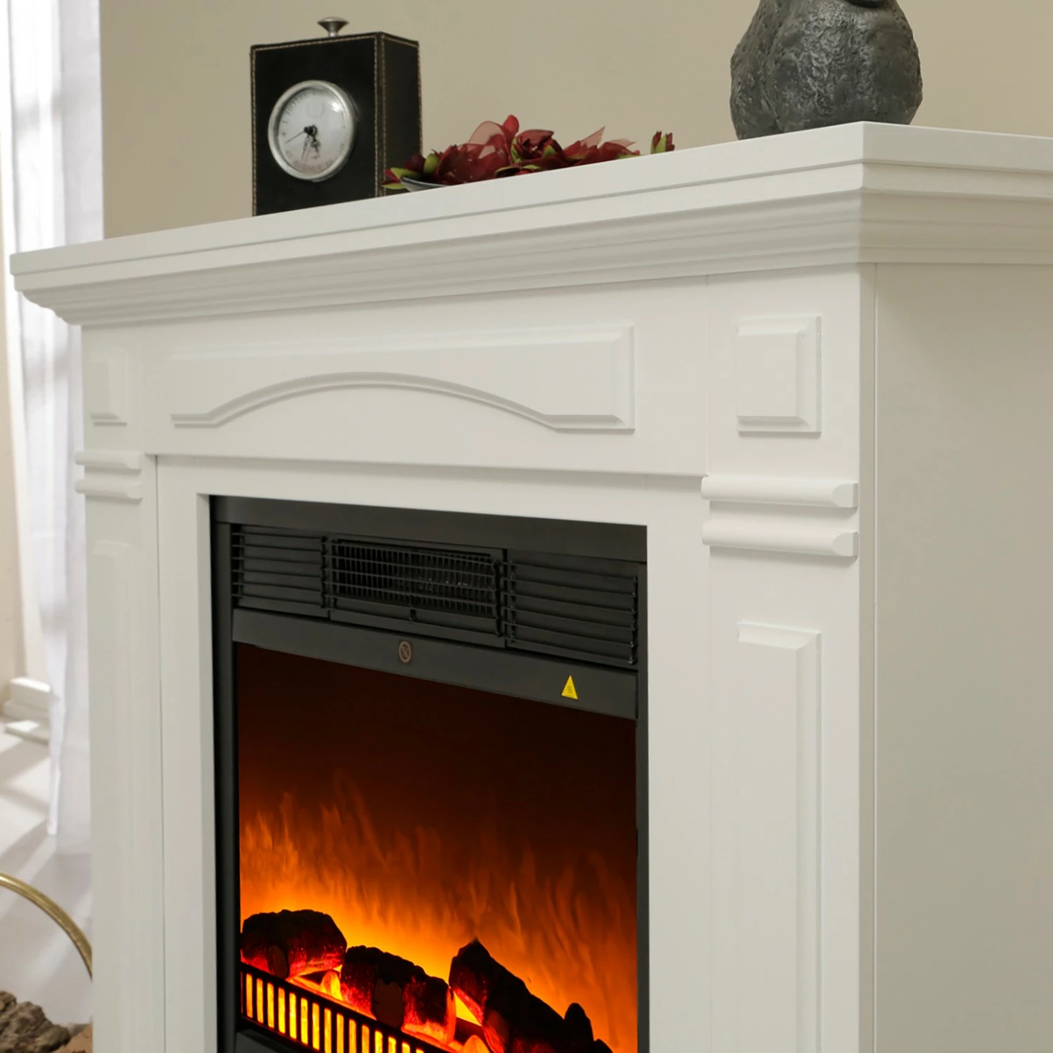 Ridgevalley Elektrokamin Piräus - Brilliantweiß 8 Ridgevalley Elektrokamin Piräus - Brilliantweiß – Bild 8