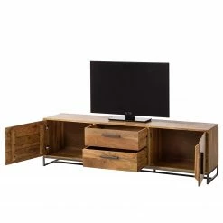 Ars manufacti TV-Lowboard Woodson III - Akazie massiv / Metall - Akazie Hellbraun -Wohnzimmermöbel boutique en ligne 1000361851 220624 031 DETAILS P000000001000361851