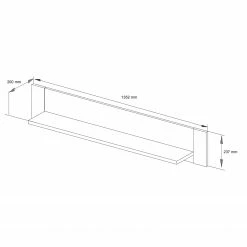 Trendteam Wandboard Georgia - Pinie Weiß Dekor -Wohnzimmermöbel boutique en ligne 1000362846 220623 500 SKETCH DETAILS P000000001000362846 sketch