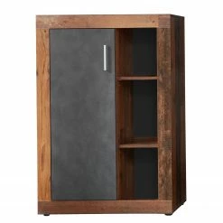 Trendteam Wohnwand Jazz I (4-teilig) - Altholz Dekor / Anthrazit -Wohnzimmermöbel boutique en ligne 1000362848 220623 030 DETAILS P000000001000362848