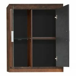 Trendteam Wohnwand Jazz I (4-teilig) - Altholz Dekor / Anthrazit -Wohnzimmermöbel boutique en ligne 1000362848 220623 065 DETAILS P000000001000362848