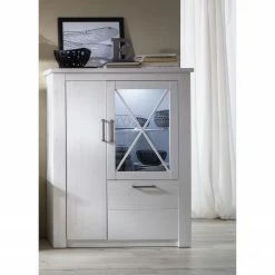 Trendteam Highboard Georgia - Pinie Weiß Dekor -Wohnzimmermöbel boutique en ligne 1000362855 220623 021 MOOD DETAILS P000000001000362855 mood