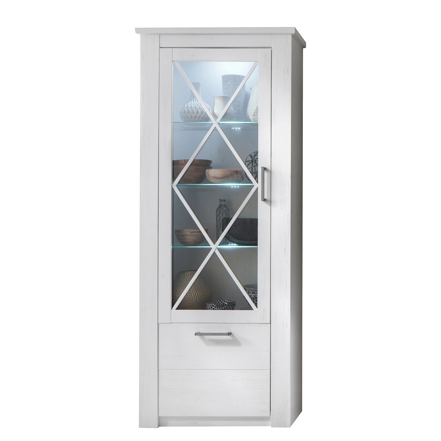 Trendteam Wohnwand Georgia (4-teilig) - Pinie Weiß Dekor 5 Trendteam Wohnwand Georgia (4-teilig) - Pinie Weiß Dekor – Bild 5