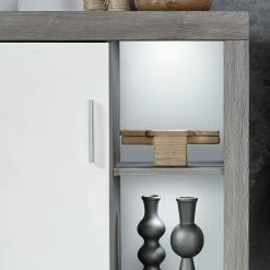 Trendteam Wohnwand Jazz I (4-teilig) - Eiche Grau Dekor / Weiß 24 Trendteam Wohnwand Jazz I (4-teilig) - Eiche Grau Dekor / Weiß -Wohnzimmermöbel boutique en ligne 1000362858 220623 027 MOOD DETAILS P000000001000362858 mood