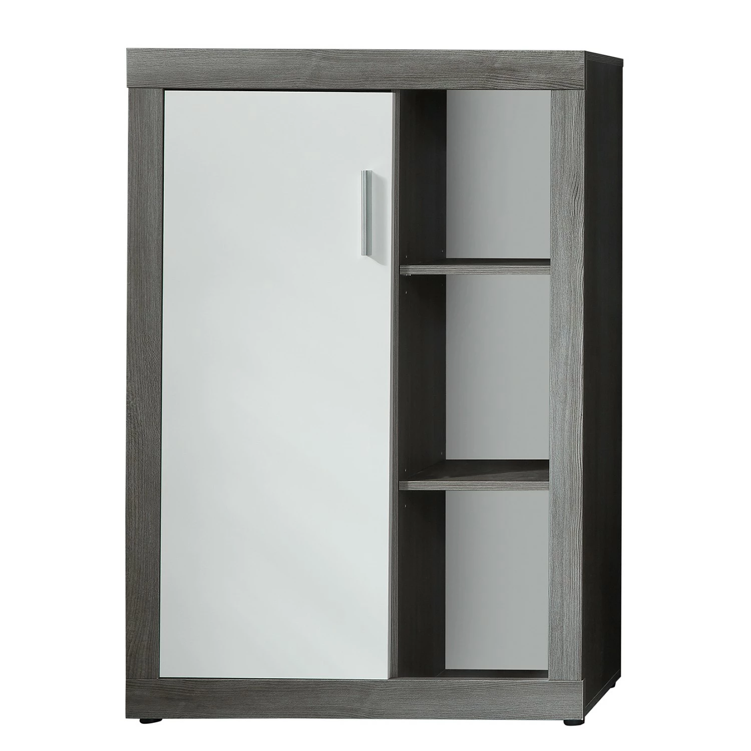 Trendteam Wohnwand Jazz I (4-teilig) - Eiche Grau Dekor / Weiß 10 Trendteam Wohnwand Jazz I (4-teilig) - Eiche Grau Dekor / Weiß – Bild 10