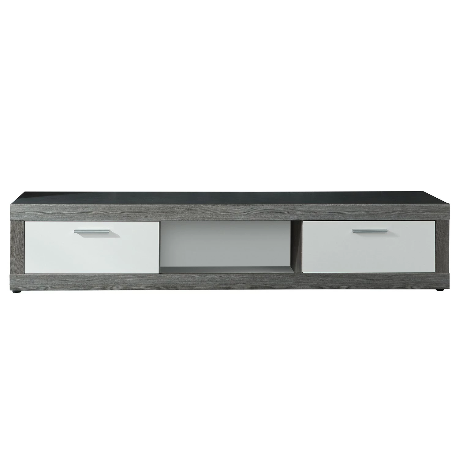 Trendteam Wohnwand Jazz I (4-teilig) - Eiche Grau Dekor / Weiß 15 Trendteam Wohnwand Jazz I (4-teilig) - Eiche Grau Dekor / Weiß – Bild 15