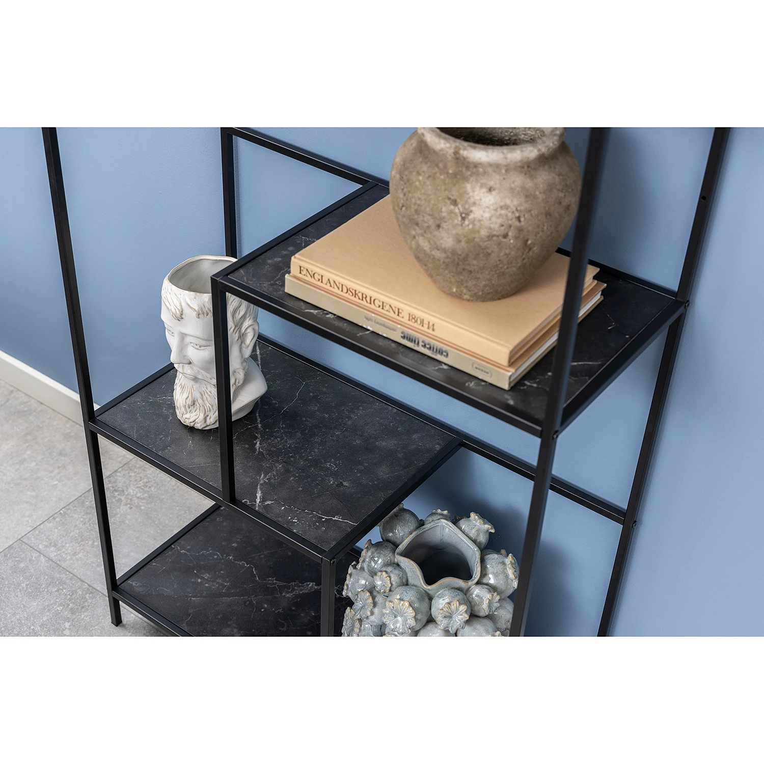 Red Living Regal Zap I - Marmor Schwarz Dekor / Schwarz 8 Red Living Regal Zap I - Marmor Schwarz Dekor / Schwarz – Bild 8