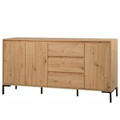 Loftscape Sideboard Brochet - Eiche Dekor / Schwarz