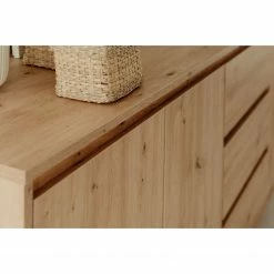 Loftscape Sideboard Brochet - Eiche Dekor / Schwarz -Wohnzimmermöbel boutique en ligne 1000363051 220704 037 DETAILS P000000001000363051