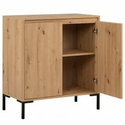 Loftscape Kommode Brochet I - Eiche Dekor / Schwarz -Wohnzimmermöbel boutique en ligne 1000363057 220704 031 DETAILS P000000001000363057