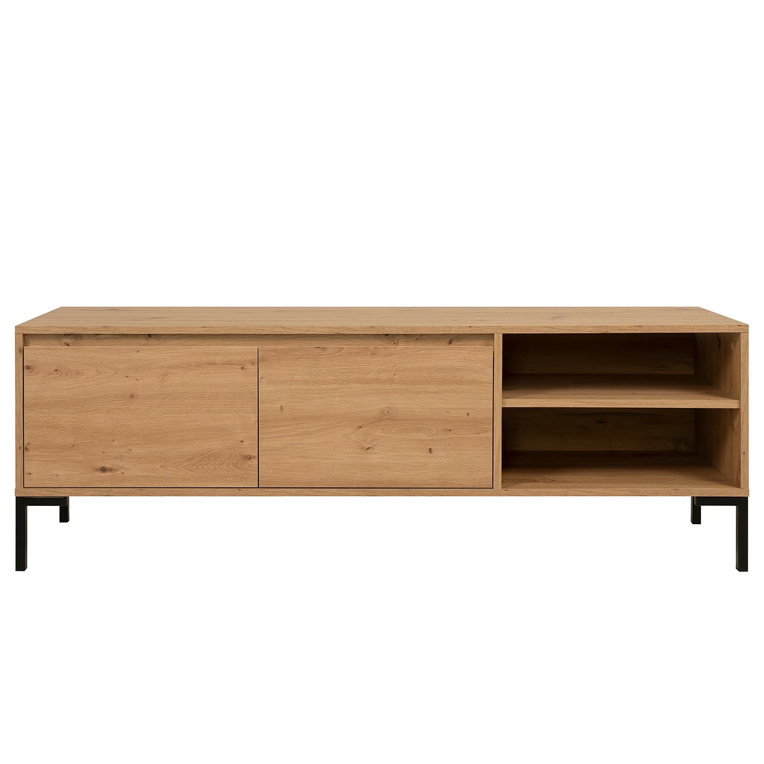 Loftscape TV-Lowboard Brochet - Eiche Dekor / Schwarz 5 Loftscape TV-Lowboard Brochet - Eiche Dekor / Schwarz – Bild 5