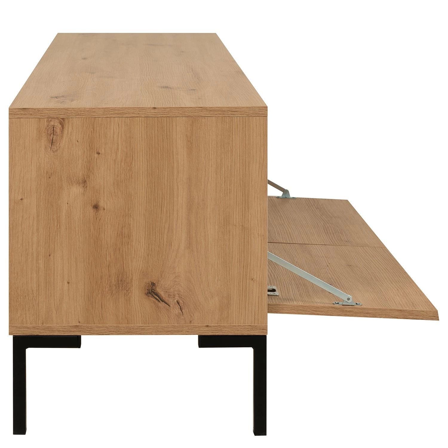 Loftscape TV-Lowboard Brochet - Eiche Dekor / Schwarz 9 Loftscape TV-Lowboard Brochet - Eiche Dekor / Schwarz – Bild 9