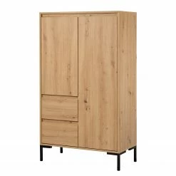 Loftscape Highboard Brochet - Eiche Dekor / Schwarz