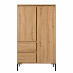 Loftscape Highboard Brochet - Eiche Dekor / Schwarz -Wohnzimmermöbel boutique en ligne 1000363059 220704 030 DETAILS P000000001000363059