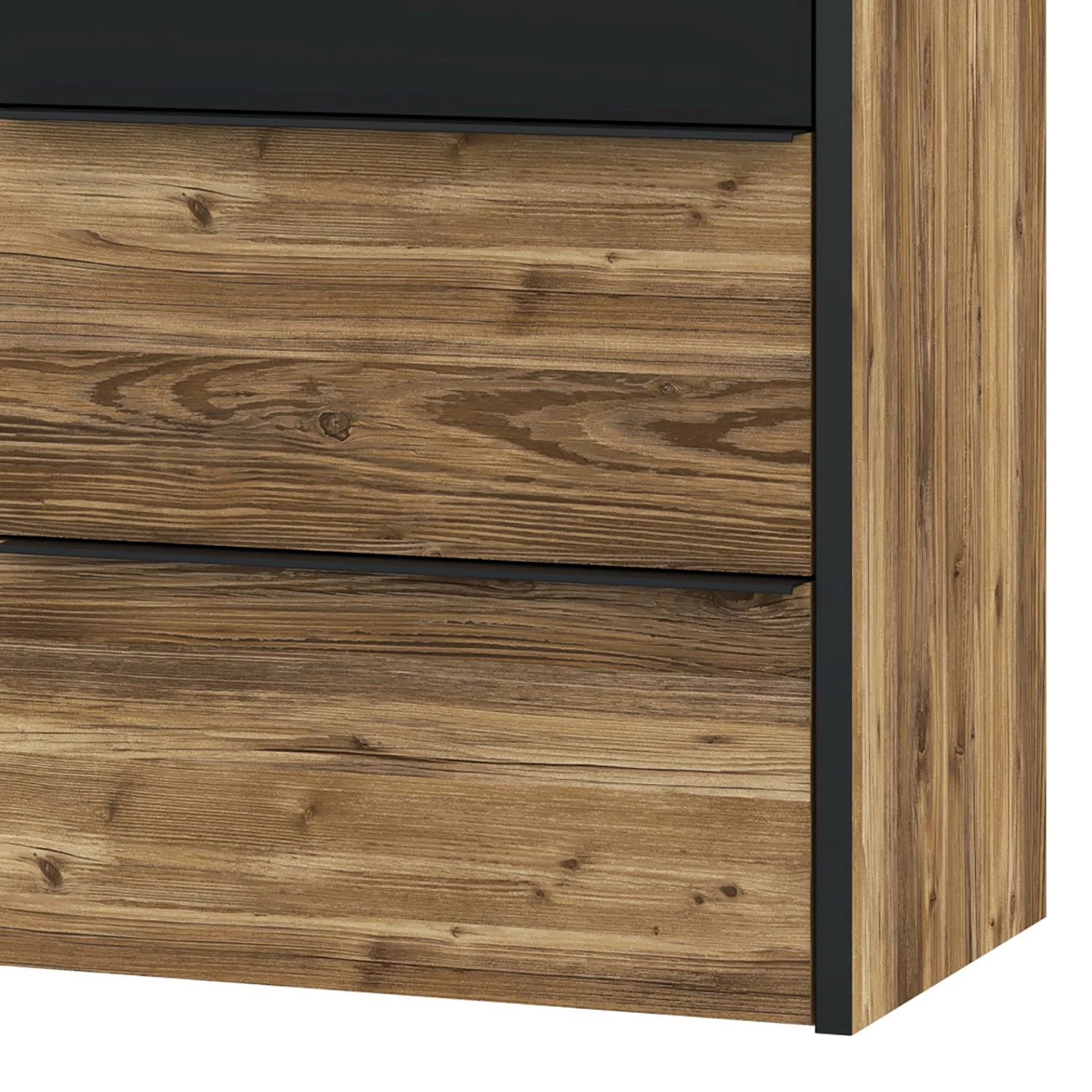 Loftscape Kommode Huy - Aplenkiefer Dekor / Schwarz 10 Loftscape Kommode Huy - Aplenkiefer Dekor / Schwarz – Bild 10