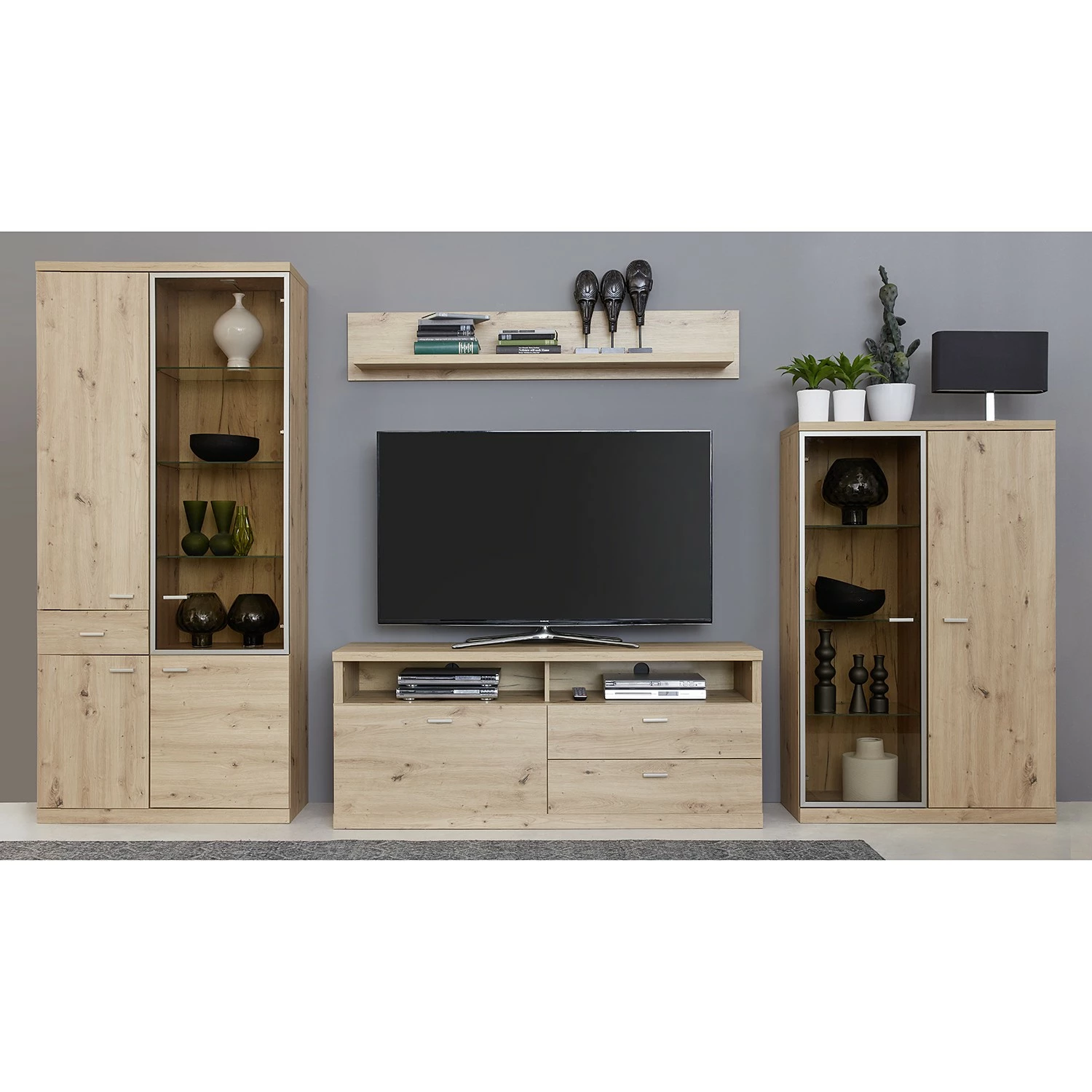 Trendteam TV-Lowboard Echo - Inkl. Beleuchtung - Eiche Artisan Dekor 3 Trendteam TV-Lowboard Echo - Inkl. Beleuchtung - Eiche Artisan Dekor – Bild 3