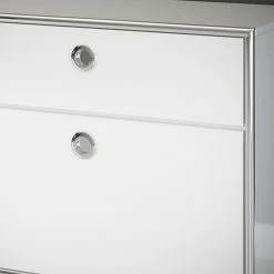 Trendteam Wohnwand Infinity II (3-teilig) - Hochglanz Weiß / Matt Weiß -Wohnzimmermöbel boutique en ligne 1000363624 220802 041 DETAILS P000000001000363624