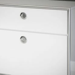 Trendteam Wohnwand Infinity I (3-teilig) - Hochglanz Weiß / Matt Weiß -Wohnzimmermöbel boutique en ligne 1000363626 220802 039 DETAILS P000000001000363626