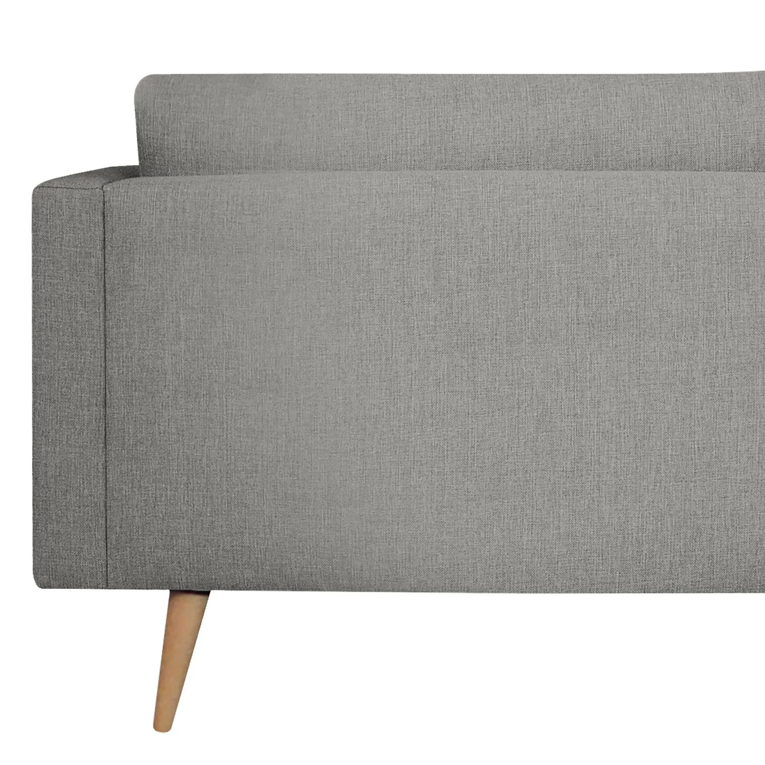 Loftscape Sofa Kayena (2-Sitzer) - Flachgewebe - Webstoff Inas: Platin - Buche Hell 7 Loftscape Sofa Kayena (2-Sitzer) - Flachgewebe - Webstoff Inas: Platin - Buche Hell – Bild 7
