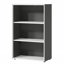 Germania Aktenregal GW-Pasadena - Graphit / Weiß - Höhe: 120 cm