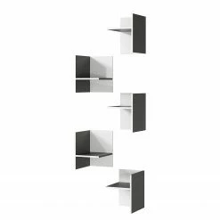 Germania Aktenregal GW-Pasadena II - Graphit / Weiß - Höhe: 196 cm 11 Germania Aktenregal GW-Pasadena II - Graphit / Weiß - Höhe: 196 cm -Wohnzimmermöbel boutique en ligne 1000363843 220722 032 DETAILS P000000001000363843