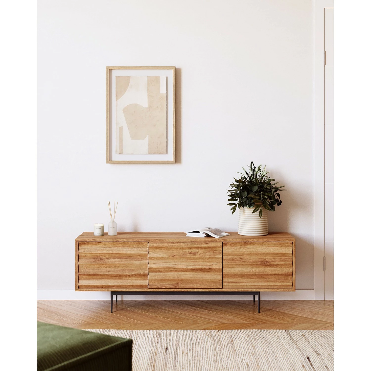 Red Living TV-Lowboard Bela-Bela - Akazie massiv 2 Red Living TV-Lowboard Bela-Bela - Akazie massiv – Bild 2