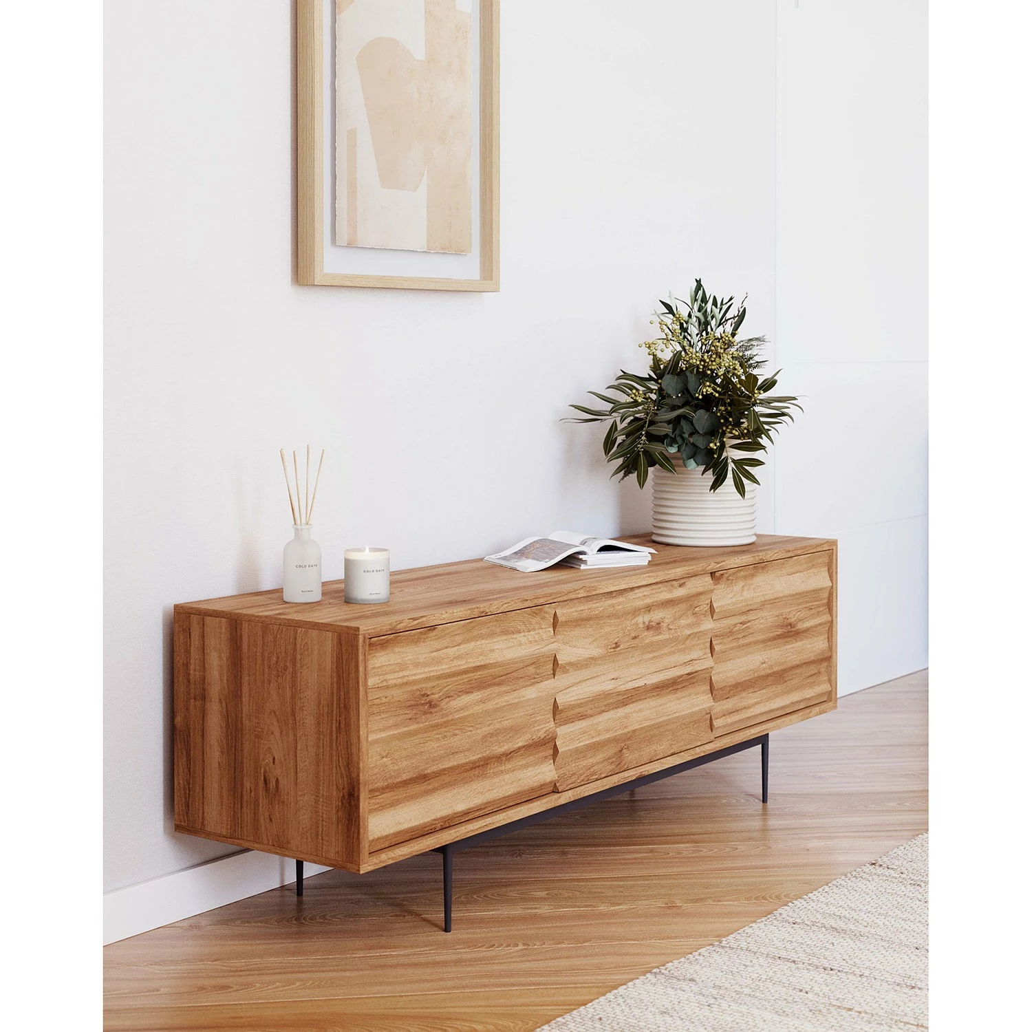 Red Living TV-Lowboard Bela-Bela - Akazie massiv 3 Red Living TV-Lowboard Bela-Bela - Akazie massiv – Bild 3