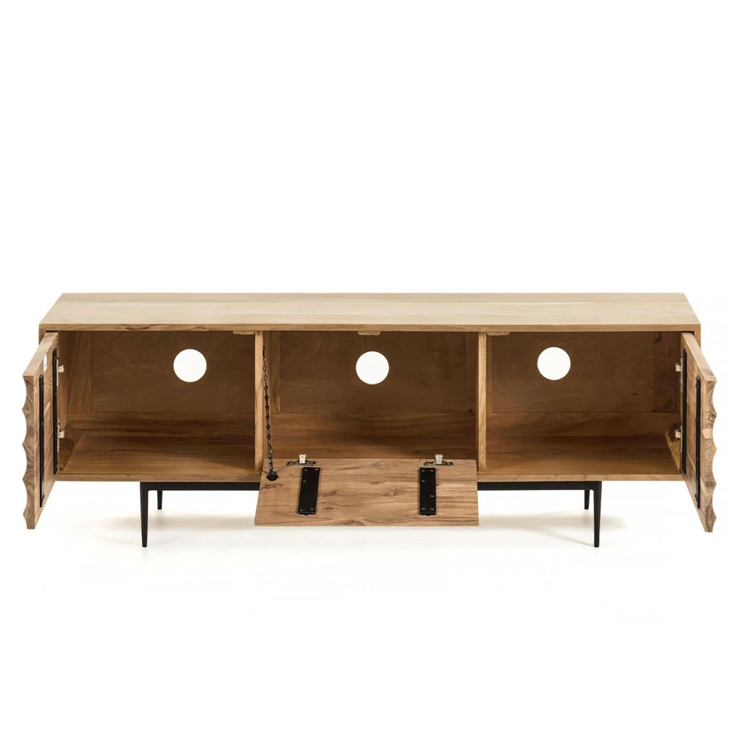 Red Living TV-Lowboard Bela-Bela - Akazie massiv 7 Red Living TV-Lowboard Bela-Bela - Akazie massiv – Bild 7