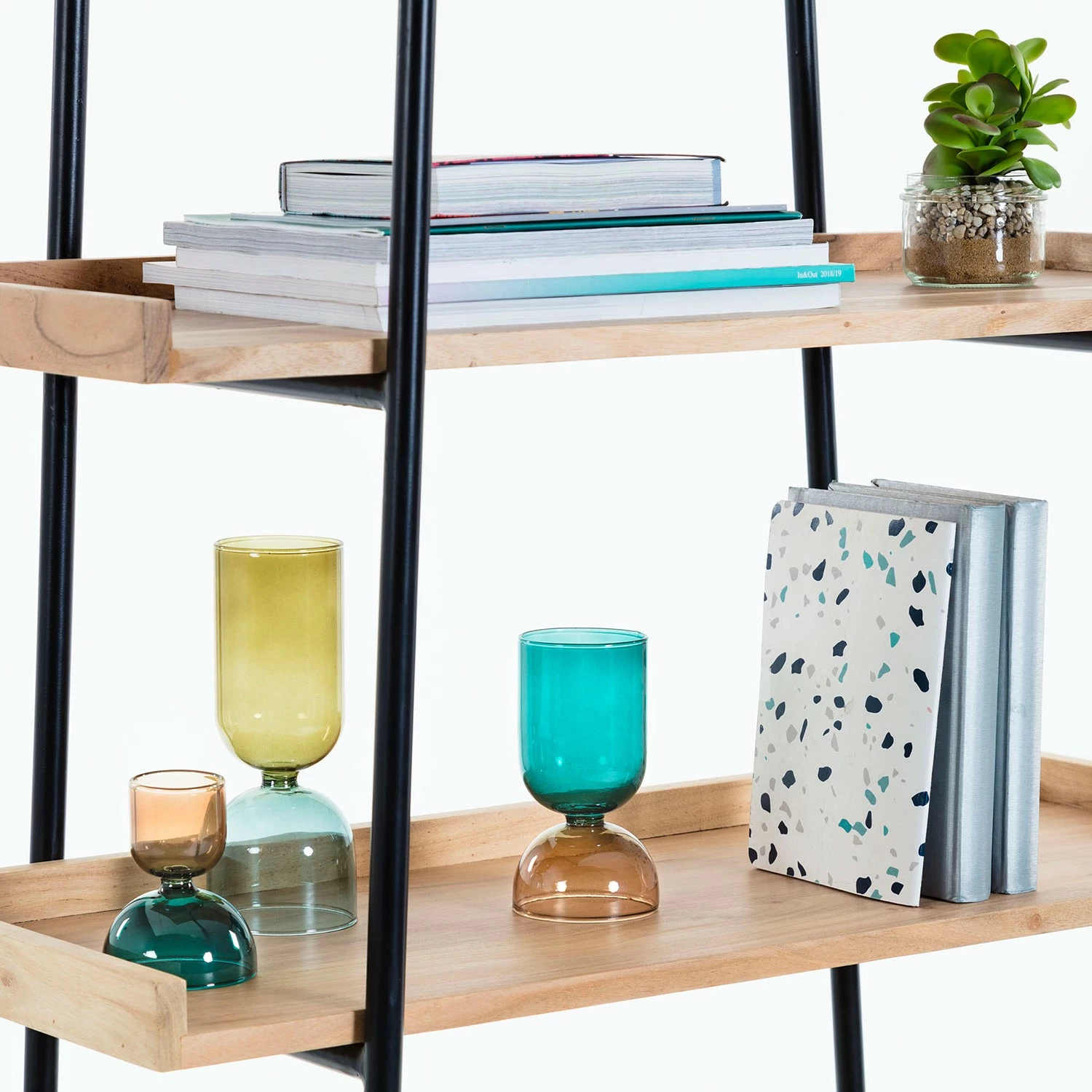 Red Living Regal Breitbride II - Akazie massiv / Metall - Akazie / Schwarz 7 Red Living Regal Breitbride II - Akazie massiv / Metall - Akazie / Schwarz – Bild 7