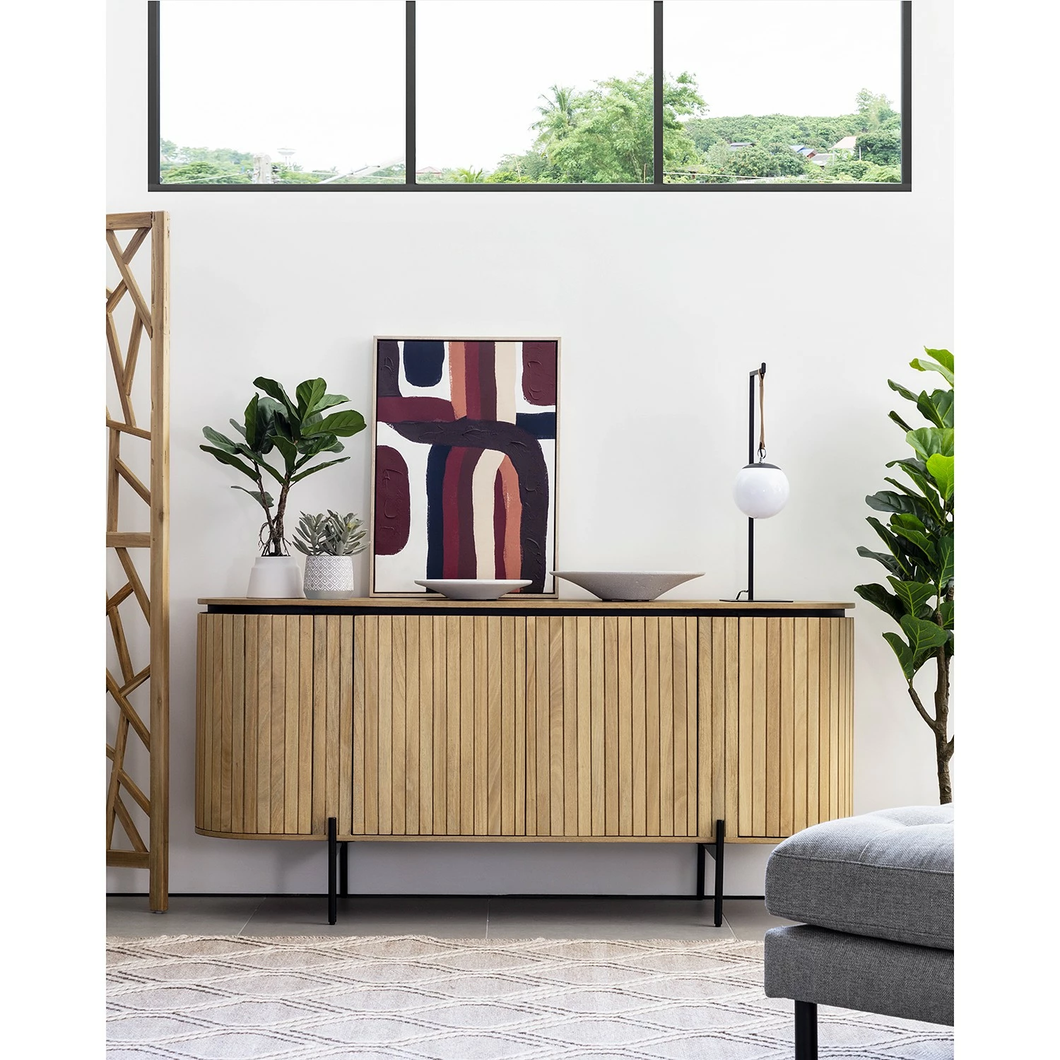 Red Living Sideboard Lusaka - Mango massiv 4 Red Living Sideboard Lusaka - Mango massiv – Bild 4
