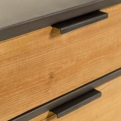 Red Living Sideboard Kisumu - Wiener Geflecht / Eisen - Braun / Schwarz -Wohnzimmermöbel boutique en ligne 1000363968 220714 065 DETAILS P000000001000363968