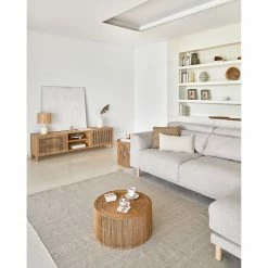 Naturoo TV-Lowboard Bukama - Eiche massiv -Wohnzimmermöbel boutique en ligne 1000363990 220714 022 MOOD DETAILS P000000001000363990 mood