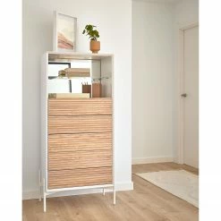 Norrwood Higboard Maredale - Esche teilmassiv - Weiß / Esche 11 Norrwood Higboard Maredale - Esche teilmassiv - Weiß / Esche -Wohnzimmermöbel boutique en ligne 1000363992 220714 021 MOOD DETAILS P000000001000363992 mood