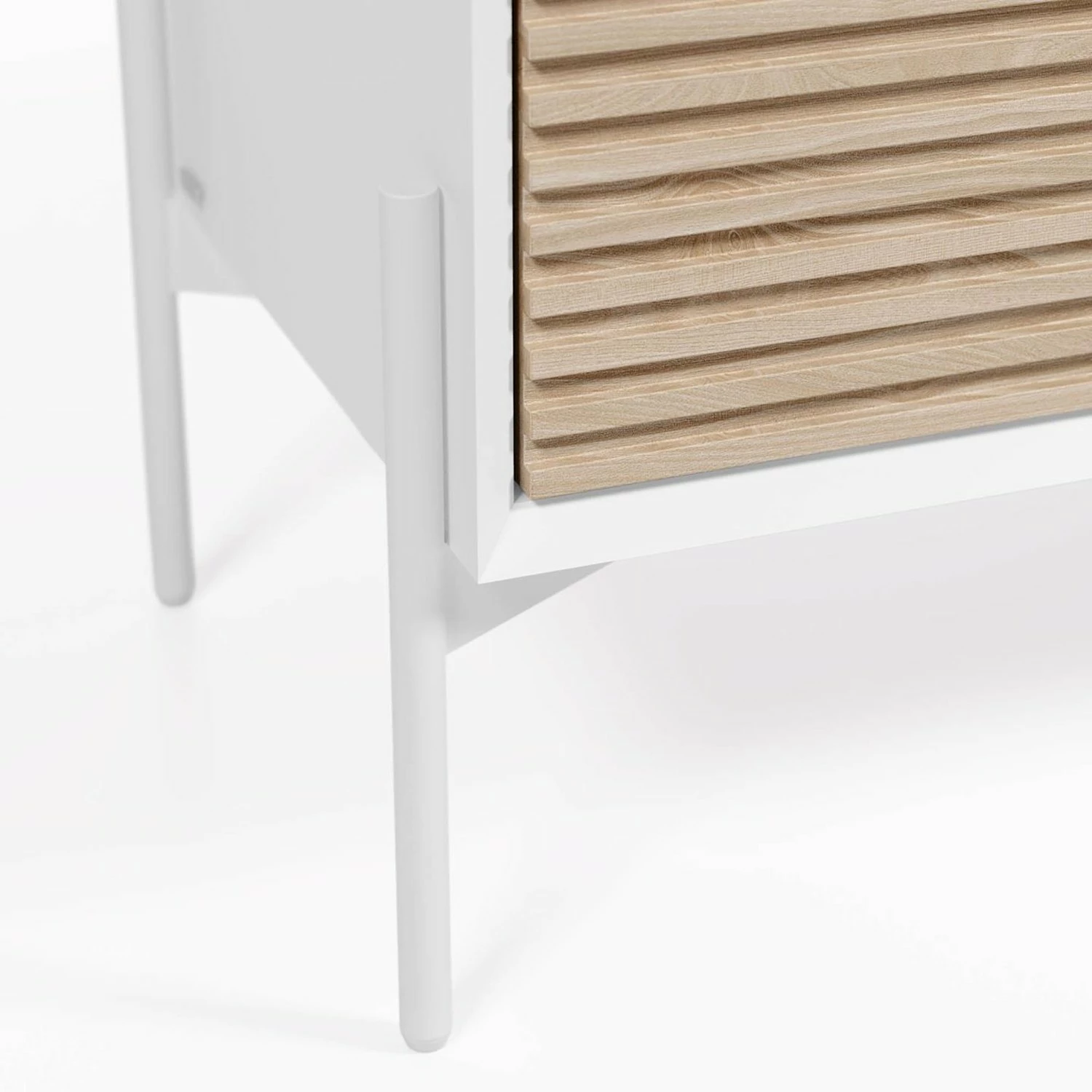 Norrwood Higboard Maredale - Esche teilmassiv - Weiß / Esche 7 Norrwood Higboard Maredale - Esche teilmassiv - Weiß / Esche – Bild 7