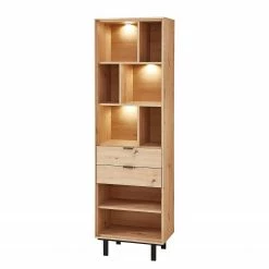 Fashion For Home Regal Leox - Inkl. Beleuchtung - Eiche Artisan Dekor