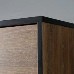 Red Living Highboard Trylith - Eiche Rustikal Dekor / Schwarz -Wohnzimmermöbel boutique en ligne 1000364610 220719 045 DETAILS P000000001000364610