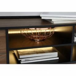 Red Living Sideboard Trylith I - Eiche Rustikal Dekor / Schwarz -Wohnzimmermöbel boutique en ligne 1000364622 220719 065 DETAILS P000000001000364622