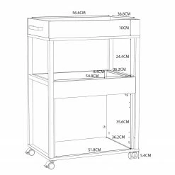 Loftscape Servierwagen Stoneyford II - Eiche Sonoma Dekor -Wohnzimmermöbel boutique en ligne 1000364876 220722 501 SKETCH DETAILS P000000001000364876 sketch