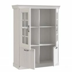 Ridgevalley Vitrinenschrank Boolamore I - Kiefer Weiß Dekor -Wohnzimmermöbel boutique en ligne 1000364886 220722 031 DETAILS P000000001000364886