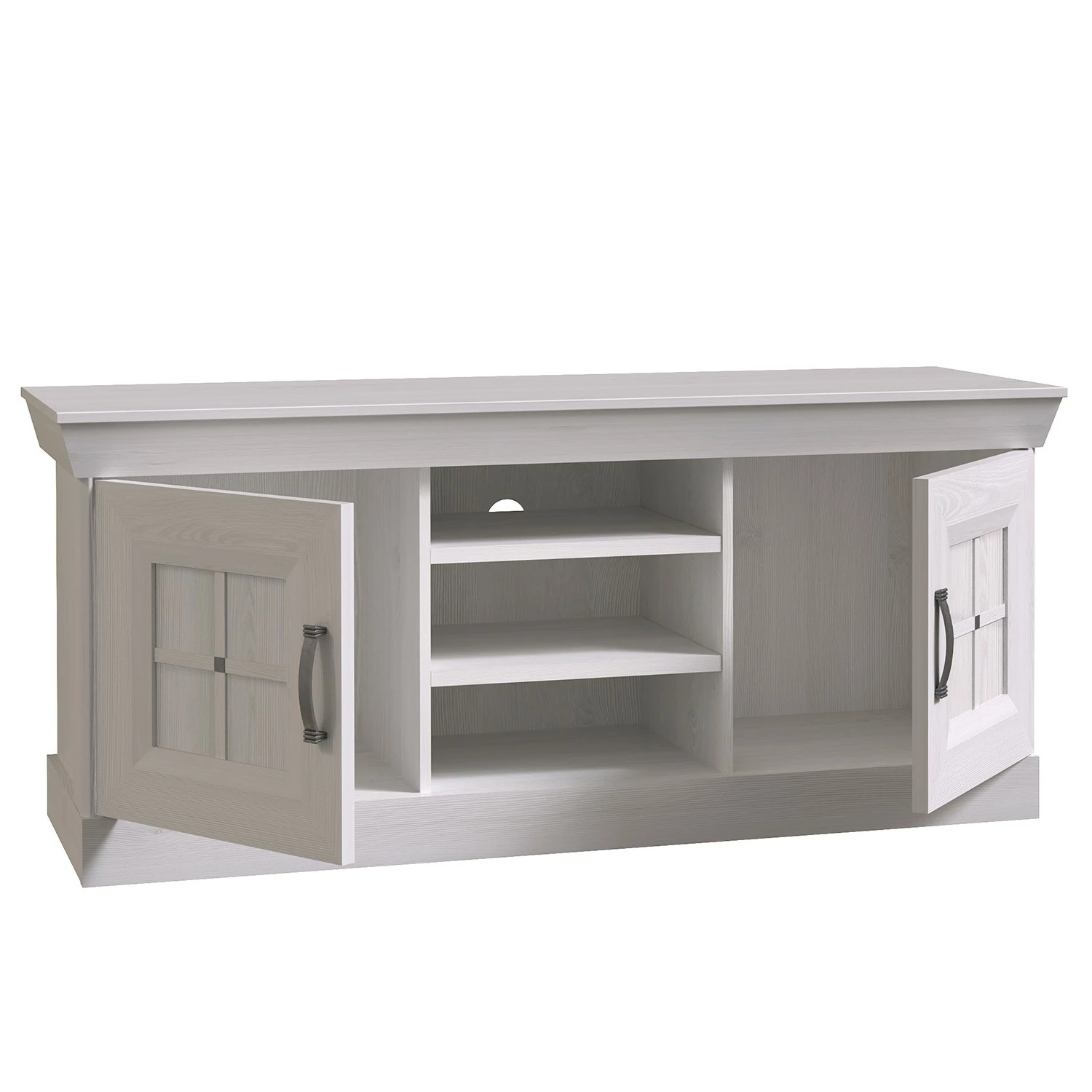 Ridgevalley TV-Lowboard Boolamore - Kiefer Weiß Dekor 4 Ridgevalley TV-Lowboard Boolamore - Kiefer Weiß Dekor – Bild 4