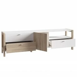 Loftscape TV-Lowboard Thurles - Eiche Sonoma Dekor / Weiß -Wohnzimmermöbel boutique en ligne 1000364899 220722 031 DETAILS P000000001000364899