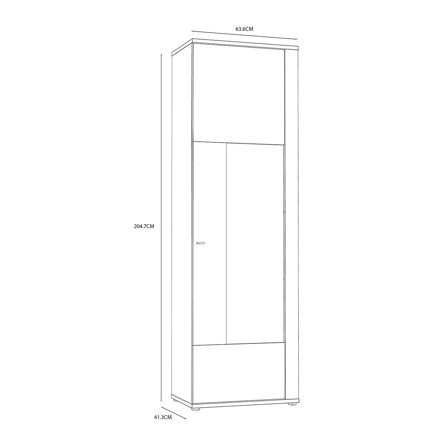 Loftscape Standvitrine Millquarter - Weiß / Eiche Hell Dekor 9 Loftscape Standvitrine Millquarter - Weiß / Eiche Hell Dekor – Bild 9