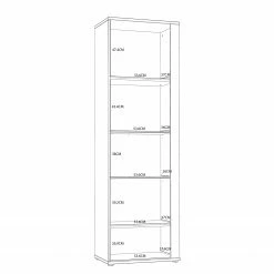 Loftscape Standvitrine Millquarter - Weiß / Eiche Hell Dekor 19 Loftscape Standvitrine Millquarter - Weiß / Eiche Hell Dekor -Wohnzimmermöbel boutique en ligne 1000364912 220722 501 SKETCH DETAILS P000000001000364912 sketch