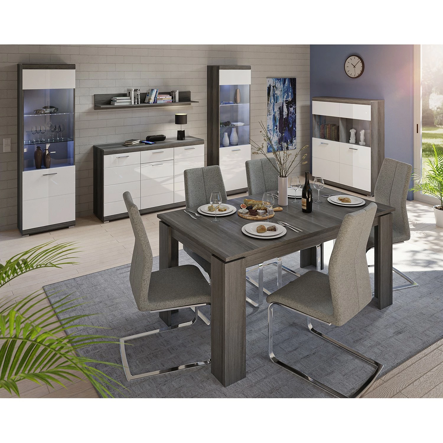 Loftscape Wandboard Sarai - Eiche Grau Dekor 2 Loftscape Wandboard Sarai - Eiche Grau Dekor – Bild 2