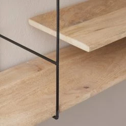 Butlers Wandregal LIMBO - Eiche massiv / Aluminium - Schwarz / Natur 10 Butlers Wandregal LIMBO - Eiche massiv / Aluminium - Schwarz / Natur -Wohnzimmermöbel boutique en ligne 1000365681 220728 022 MOOD DETAILS P000000001000365681 mood