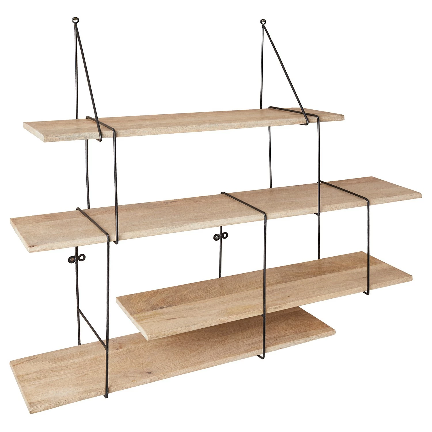 Butlers Wandregal LIMBO - Eiche massiv / Aluminium - Schwarz / Natur 6 Butlers Wandregal LIMBO - Eiche massiv / Aluminium - Schwarz / Natur – Bild 6