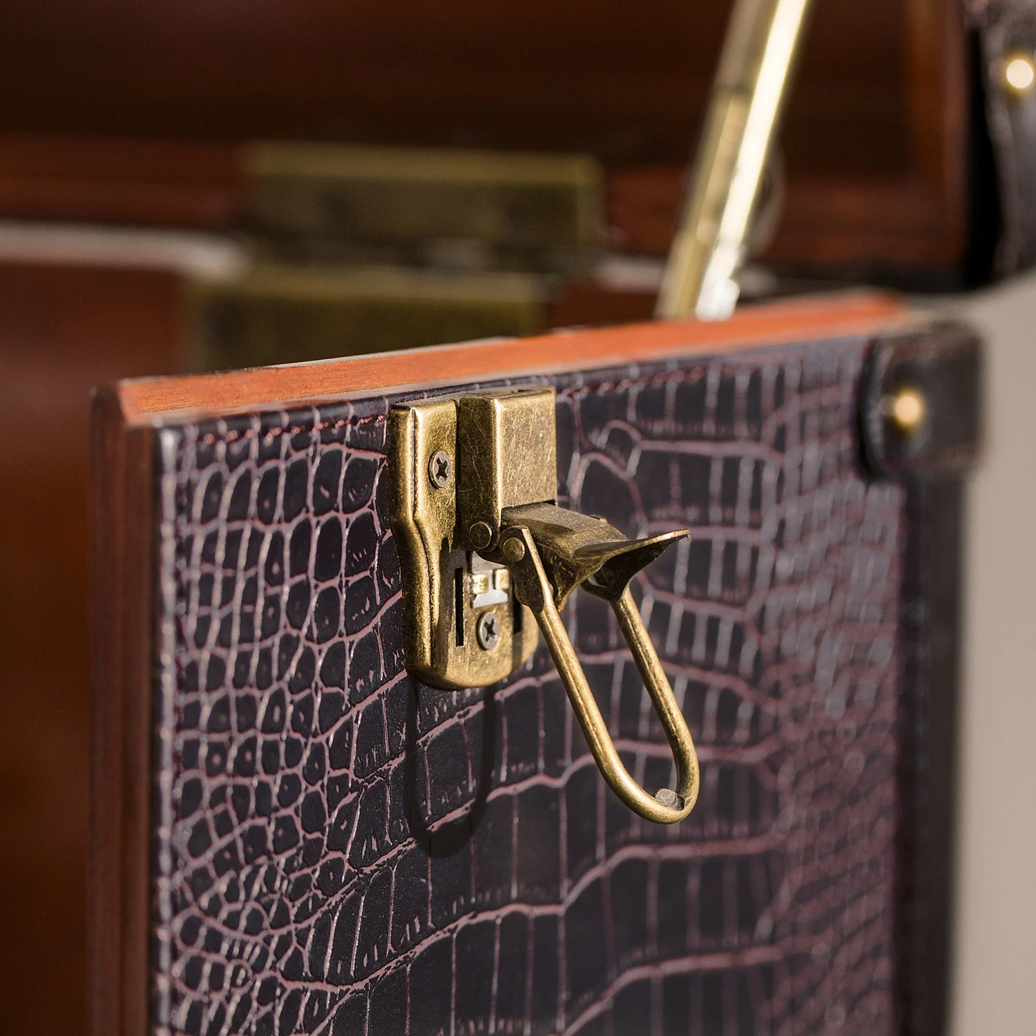 Butlers Kofferbar HEMINGWAY - Anilinleder / Esche massiv - Dunkelbraun 10 Butlers Kofferbar HEMINGWAY - Anilinleder / Esche massiv - Dunkelbraun – Bild 10