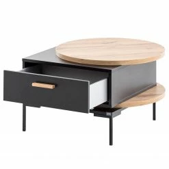 Schildmeyer Couchtisch Looks I - Schwarz / Eiche Dekor -Wohnzimmermöbel boutique en ligne 1000366036 220809 031 DETAILS P000000001000366036