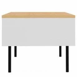 Temahome Couchtisch Radio - Echtholzfurnier - Weiß / Eiche -Wohnzimmermöbel boutique en ligne 1000366638 220906 040 DETAILS P000000001000366638