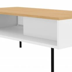 Temahome Couchtisch Radio - Echtholzfurnier - Weiß / Eiche -Wohnzimmermöbel boutique en ligne 1000366638 220906 060 DETAILS P000000001000366638